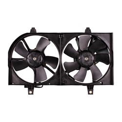 Cooling AC Condenser/Radiator Fan For 2000-2001 Nissan Sentra