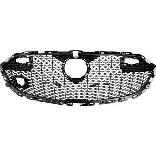 Gloss Black Front Grille For 2019-2025 Mazda 3 Hatchback Models