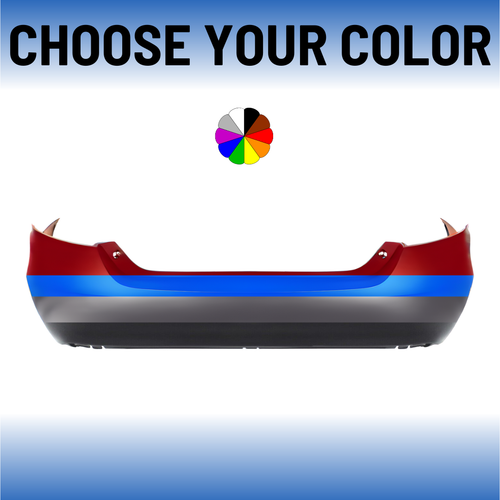 Rear Bumper For 2015-2017 Toyota Camry Without Park Sensor Holes