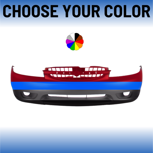 Front Bumper For 2000-2001 Nissan Altima G/GXE/XE Not For SE Models