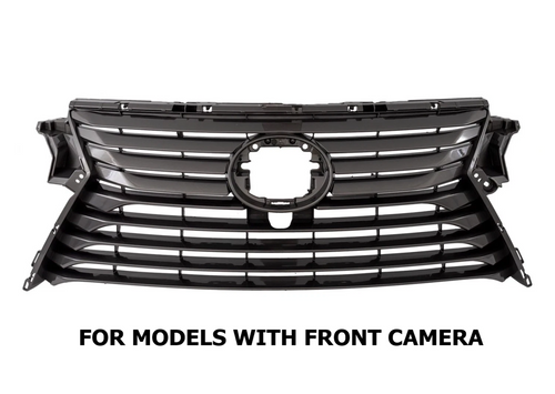 Front Grille For 2016-2019 Lexus RX350 RX350L RX450 RX450HL With Camera Hole