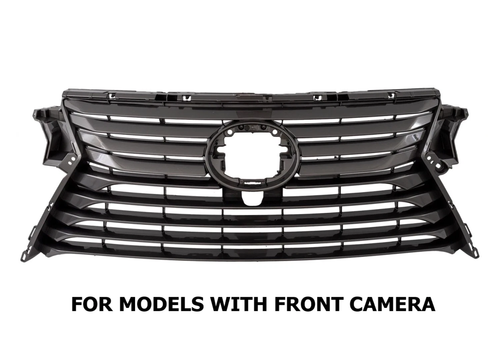 Front Grille For 2016-2019 Lexus RX350 RX350L RX450 RX450HL With Camera Hole