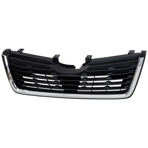Matte Black and Chrome Front Grille For 2019-2021 Subaru Forester