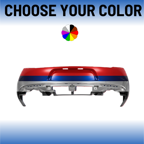 Rear Bumper For 2015-2023 Chrysler 300 Without Park Sensor Holes