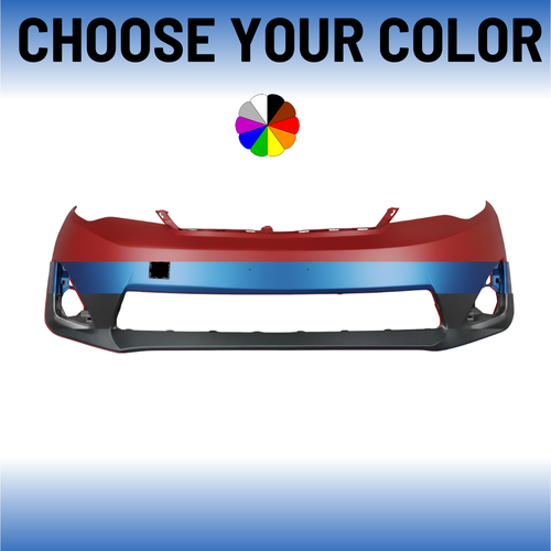 Front Bumper For 2012-2014 Toyota Camry Without Sensors