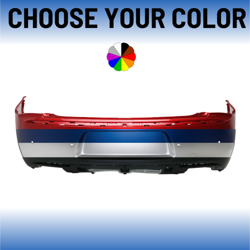 Rear Bumper For 2015-2023 Chrysler 300 With Park Sensor Holes