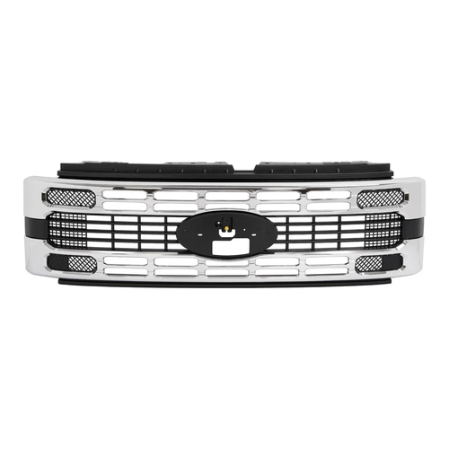 Chrome Front Grille For 2023-2026 Ford F-250 F-350 F-450 F-550 F-600