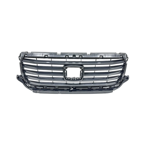 Gray Front Grille For 2021-2025 Honda Ridgeline