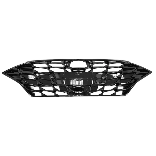 Gloss Black Front Grille For 2020-2023 Hyundai Sonata Without Sensors