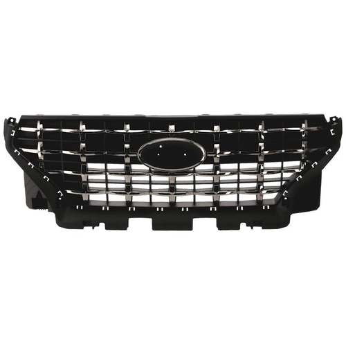 Smoked Chrome Replacement Front Grille For 2020-2026 Hyundai Venue