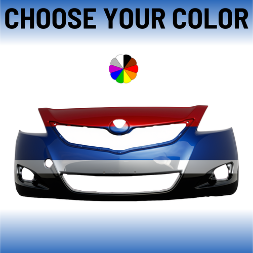 Front Bumper For 2007-2012 Yaris Sedan With Fog Light Holes