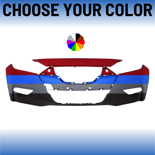 Front Bumper Cover For 2016-2018 Nissan Maxima