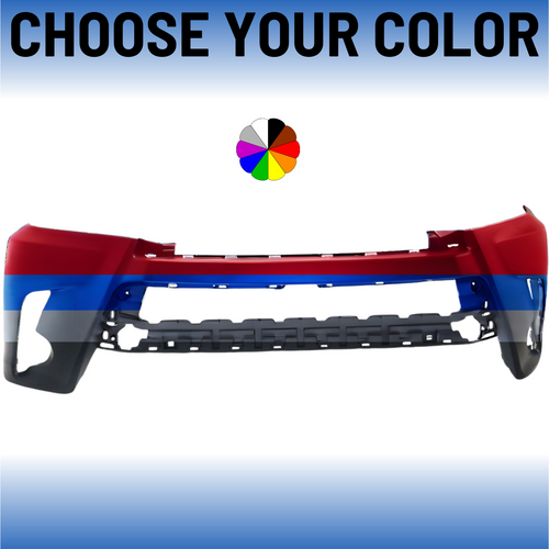 Front Upper Bumper Cover For 2017-2019 Toyota Highlander Without Sensors CAPA