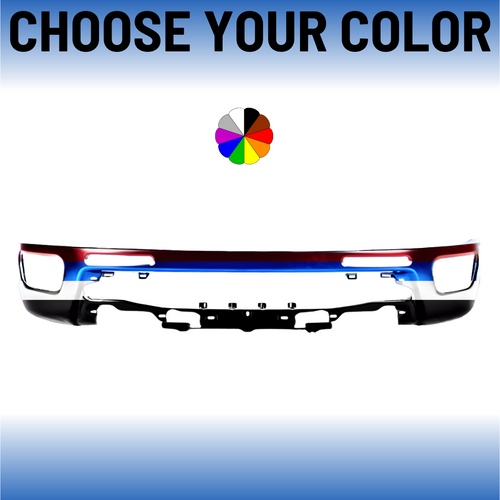 Paintable Steel Front Bumper For Ford Ranger Without Sensor Holes 2019-2021