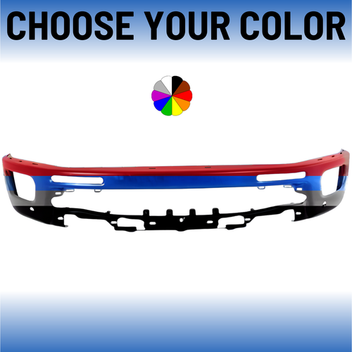 Paintable Steel Front Bumper For Ford Ranger With Sensor Holes