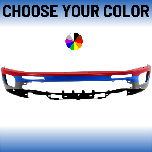 Paintable Steel Front Bumper For Ford Ranger With Sensor Holes