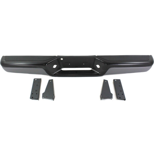 Rear Step Bumper For 1997-2004 Dodge Dakota Powdercoated Black