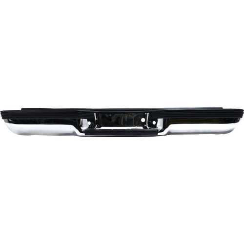 Rear Step Bumper For 1992-1999 Chevrolet C1500 Suburban Chrome Fits Impact Strip
