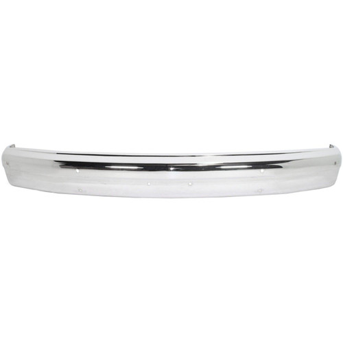 Front Bumper For 1991-1996 Dodge Dakota Base Model, Face Bar, Steel, Chrome Without Pads