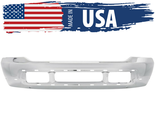USA Made Chrome Front Bumper For 1999-2004 Ford F-250 F-350