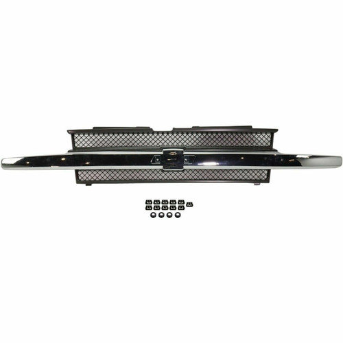 Front Grille Assembly For 2002-2005 Chevy Trailblazer