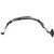 Inner Fender Liner Front Passenger Side For 2005-2007 Ford Escape/Mercury Mariner