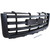 Black Textured Front Grille For 2007-2013 GMC Sierra 1500