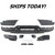 Complete Rear Bumper Assembly For 2004-2007 Chevrolet Colorado/GMC Canyon