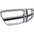 Front Grille For 2011-2014 Dodge Charger Chrome With Black Insert