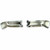 Chrome 2 Piece Rear Bumper Ends For 2009-2014 Ford F-150