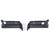 Rear Bumper End Set For 2009-2014 Ford F-150 With Sensor Holes