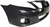 Primed Front Bumper Cover For 2010-2011 Toyota Camry LE/XLE