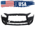 Primed Front Bumper Cover For 2018-2020 Infiniti Q50 Without Sensors