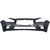 Primed Front Bumper Cover For 2018-2020 Infiniti Q50 Without Sensors