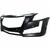Front Bumper Cover For 2014-2019 Cadillac CTS Sedan With Sensors