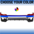Front Upper Bumper Cover For 2017-2021 Jeep Compass Without Trailhawk