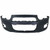 Primed Front Bumper Cover For 2012-2016 Chevrolet Sonic CAPA