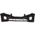 Primed Front Bumper Cover For 2015-2018 KIA Sedona Without Sensors