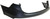 Primed Rear Upper Bumper Cover For 2013-2016 Santa Fe CAPA