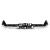 Chrome Rear Bumper For 2019-2024 Dodge Ram 1500 with Dual Exhaust