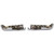 Rear Chrome Bumper End Set For 2015-2020 Ford F-150 Without Sensors