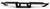 Rear Bumper Face Bar Step Pad Molding Trim For 2015-2019 Chevrolet Silverado/Sierra