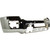 Chrome Front Bumper For 2015-2019 Sierra 2500/3500 Wtih Sensors