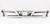 Chrome Rear Bumper For Chevy Silerado/GMC Sierra With Single Exhaust Without Sensors 2019-2025