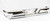 Chrome Rear Bumper For Chevy Silerado/GMC Sierra With Single Exhaust Without Sensors 2019-2025