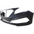 Front Bumper Cover For 2015-2017 Hyundai Sonata Sport CAPA