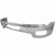 Chrome Front Bumper For 2011-2014 Chevy Silverado 2500/3500 With Fog Lamps