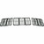 Grille For 2014-2016 Jeep Grand Cherokee Louvered Insert Black
