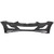 Front Bumper Cover For 2014-2016 Hyundai Elantra Sedan Without Tow Hook Hole