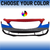 Front Bumper Cover For 2017-2019 Buick Lacrosse Without Sensors
